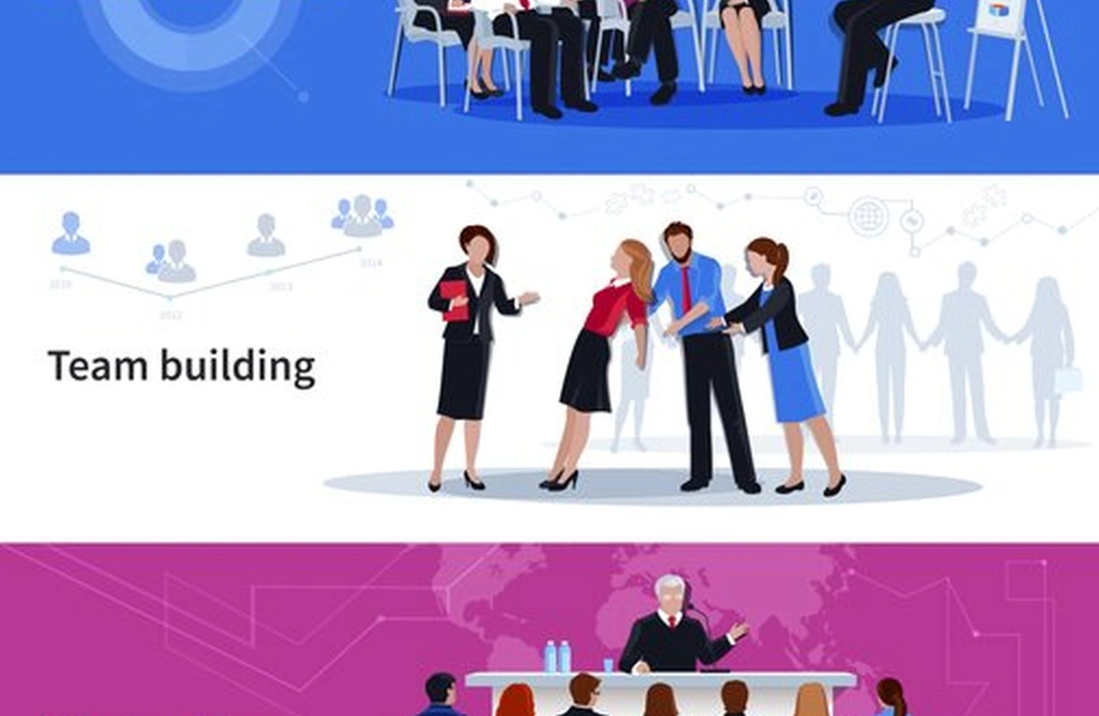 Corporate synchronicity training session